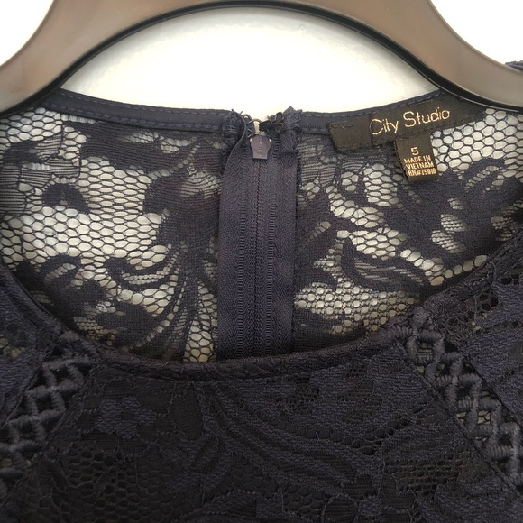 NTW City Studio Navy Dress size 5 - Picture 5 of 9